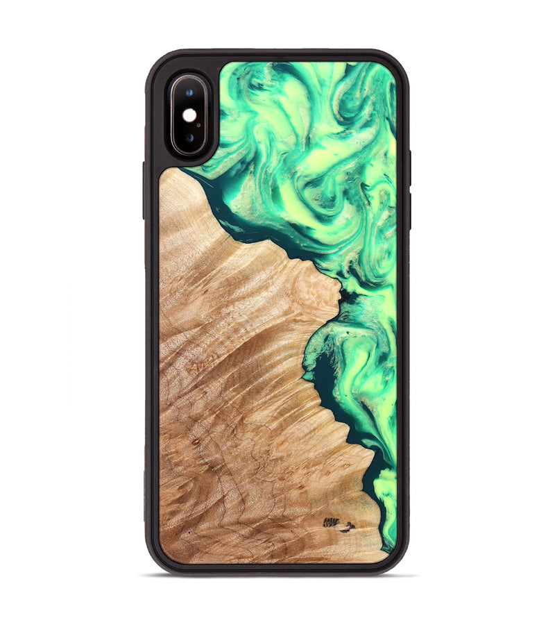 iPhone Xs Max Wood Phone Case - Maira (Neon, 830989)