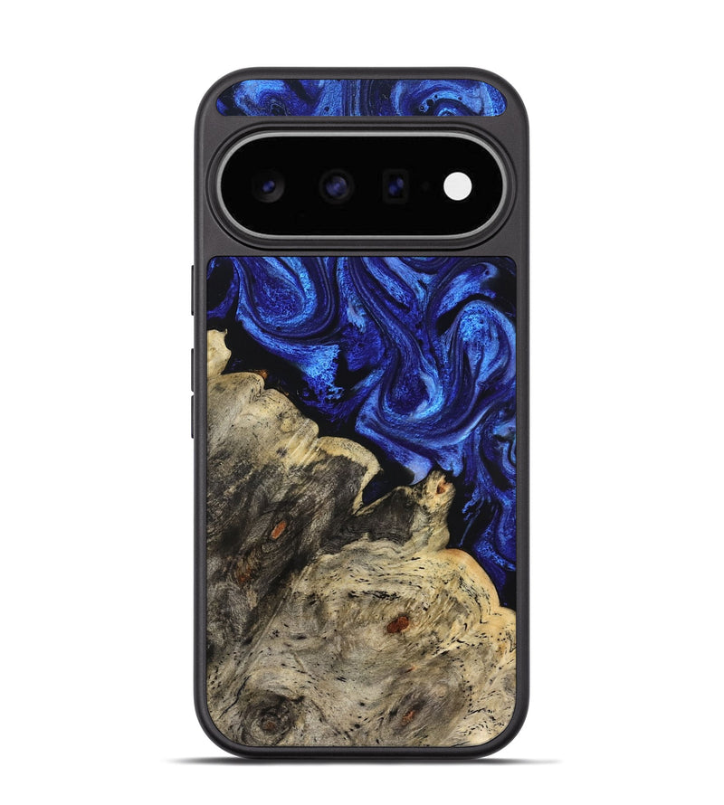 Pixel 11 Wood Phone Case - Adriana (Blue, 830990)