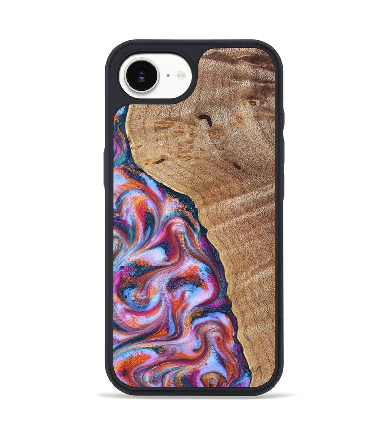 iPhone 17e Wood Phone Case - Valarie (Blue, 830992)