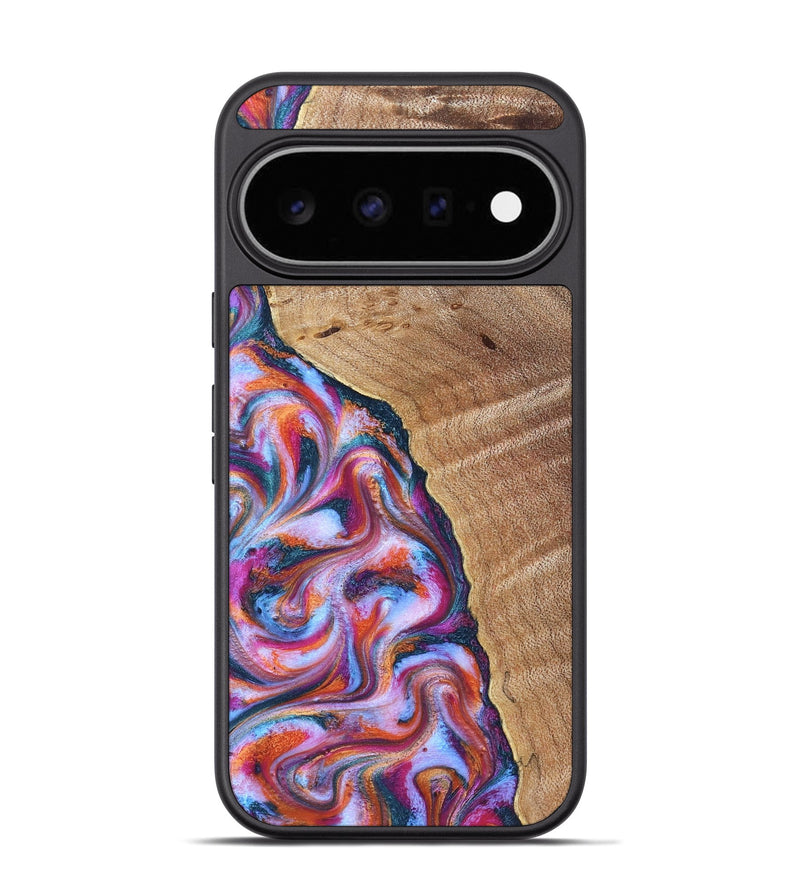 Pixel 11 Pro Wood Phone Case - Valarie (Blue, 830992)
