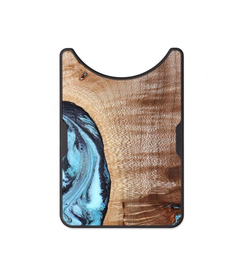 Alloy Wood Wallet - Koa (Blue, 830994)