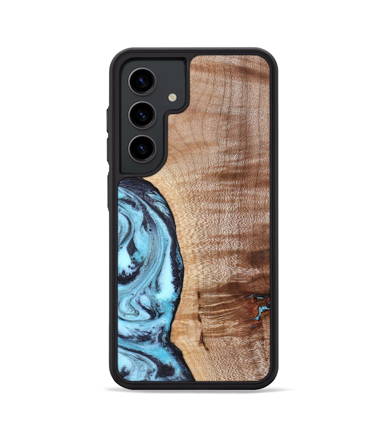 Galaxy S24 Wood Phone Case - Koa (Blue, 830994)