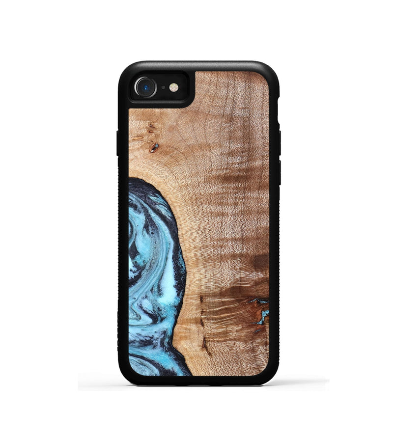 iPhone SE Wood Phone Case - Koa (Blue, 830994)