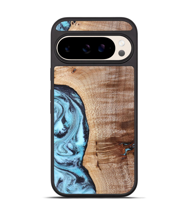 Pixel 10 Wood Phone Case - Koa (Blue, 830994)