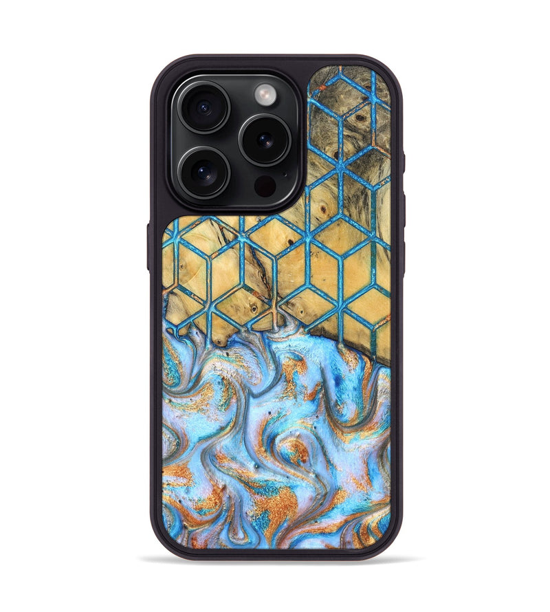 iPhone 15 Pro Wood Phone Case - Addisyn (Pattern, 831000)