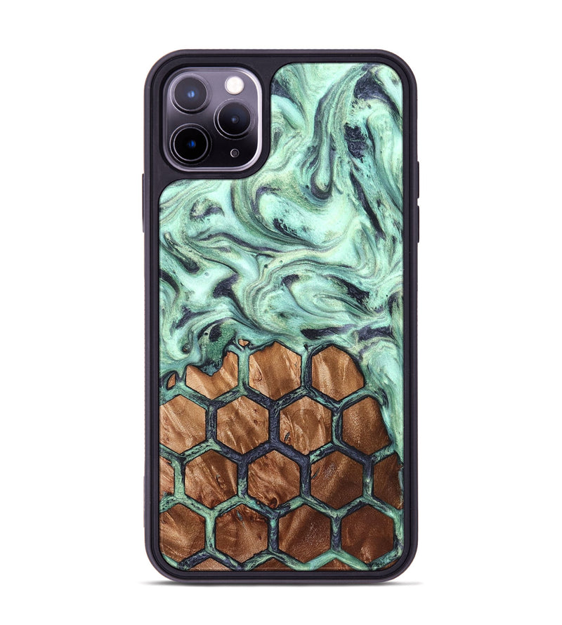 iPhone 11 Pro Max Wood Phone Case - Lelah (Pattern, 831001)