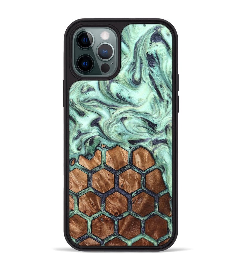 iPhone 12 Pro Max Wood Phone Case - Lelah (Pattern, 831001)