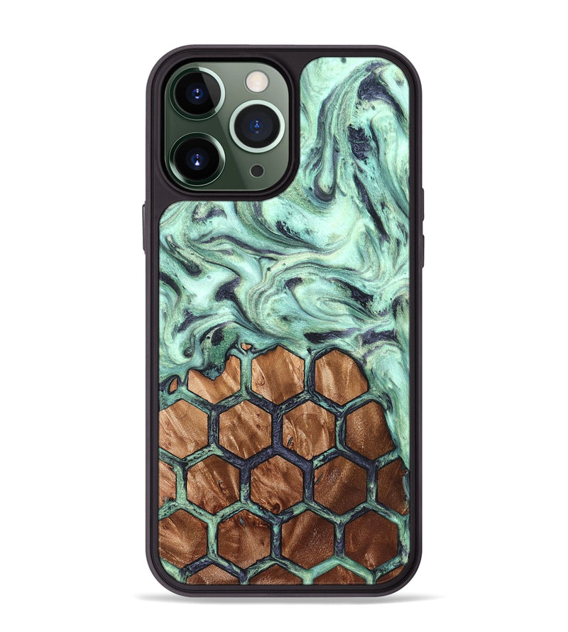 iPhone 13 Pro Max Wood Phone Case - Lelah (Pattern, 831001)