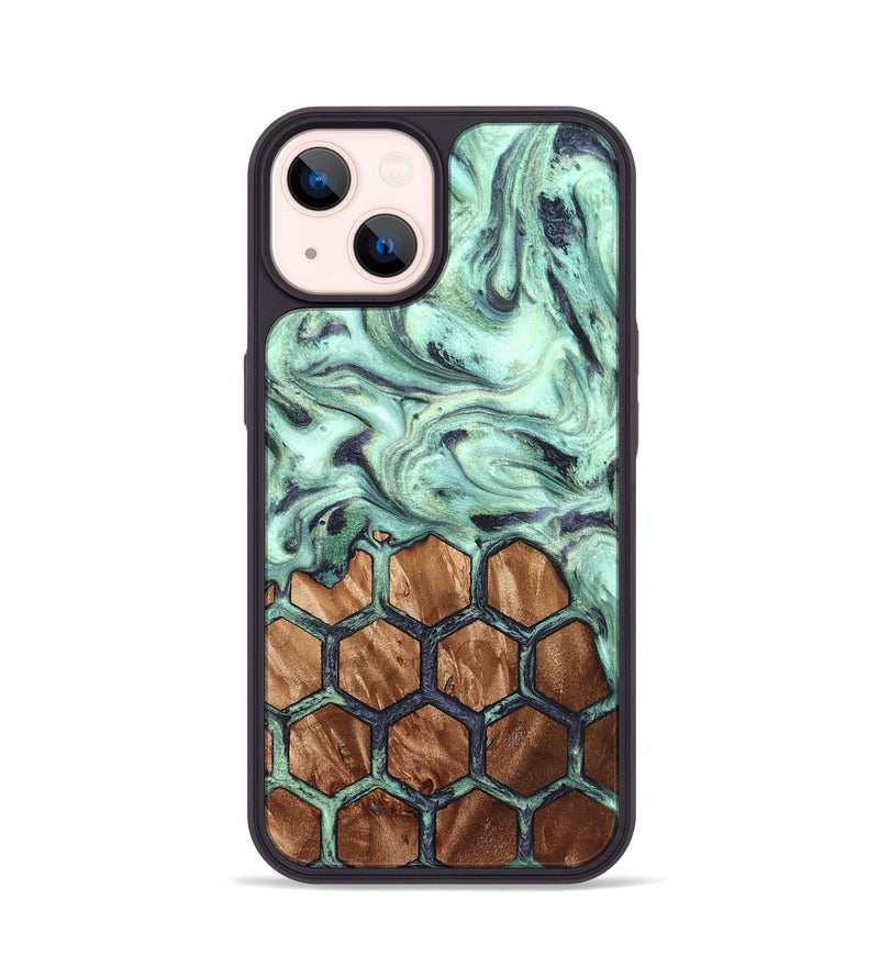 iPhone 14 Wood Phone Case - Lelah (Pattern, 831001)