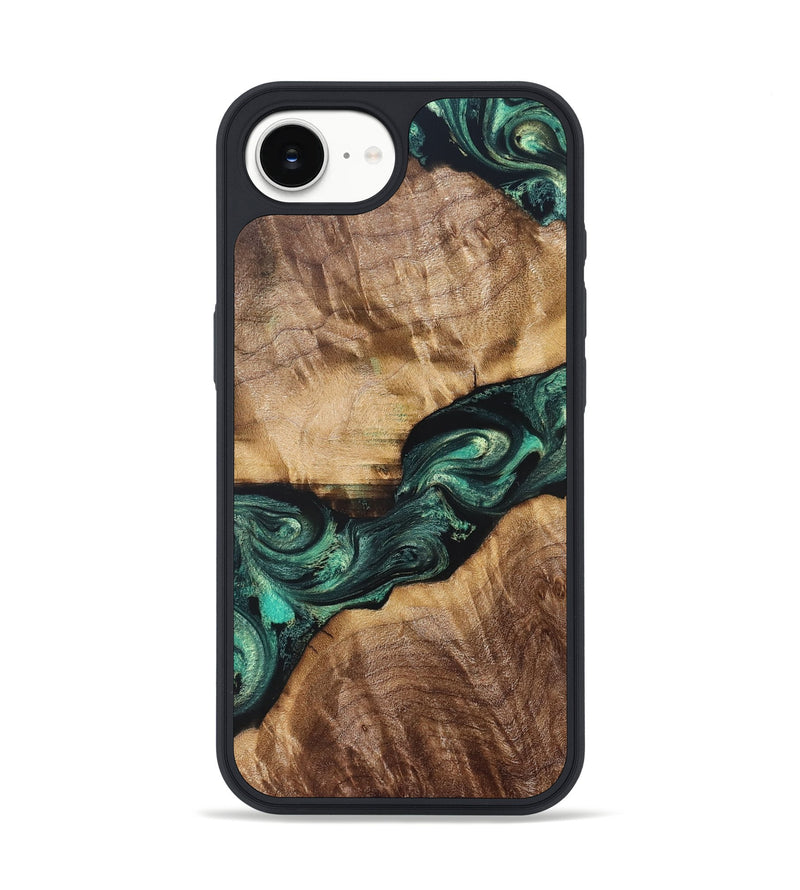 iPhone 16e Wood Phone Case - Dorian (Green, 831008)
