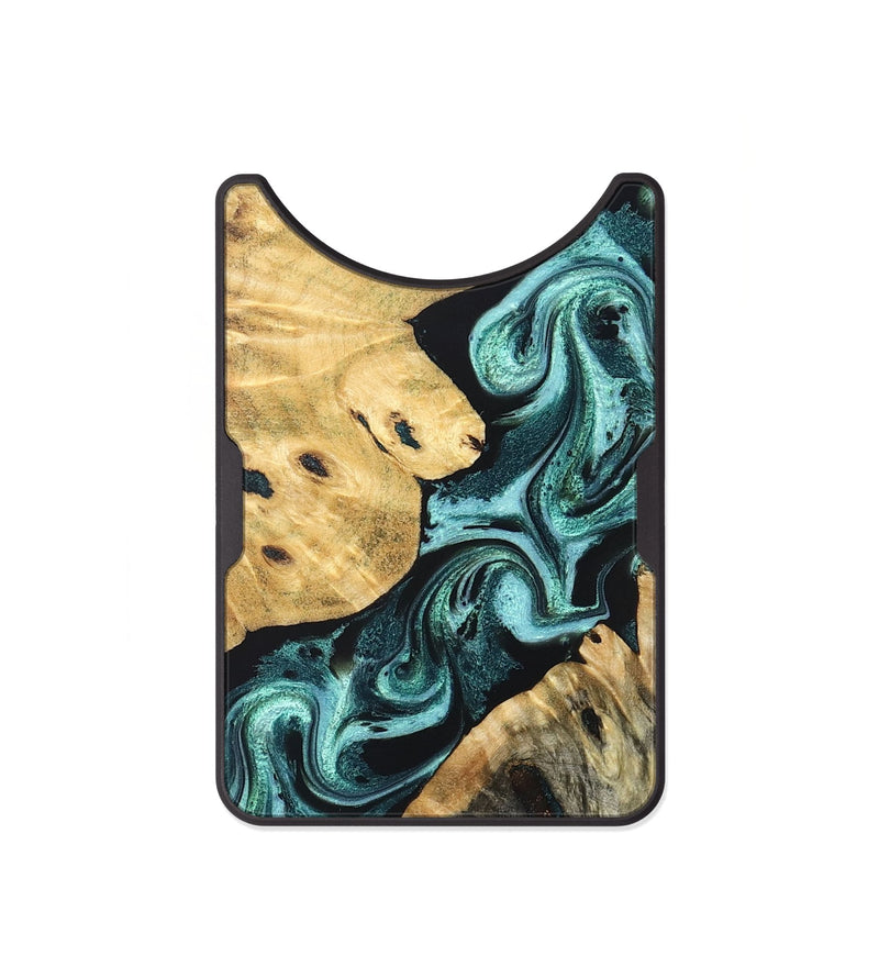 Alloy Wood Wallet - Kalie (Green, 831009)