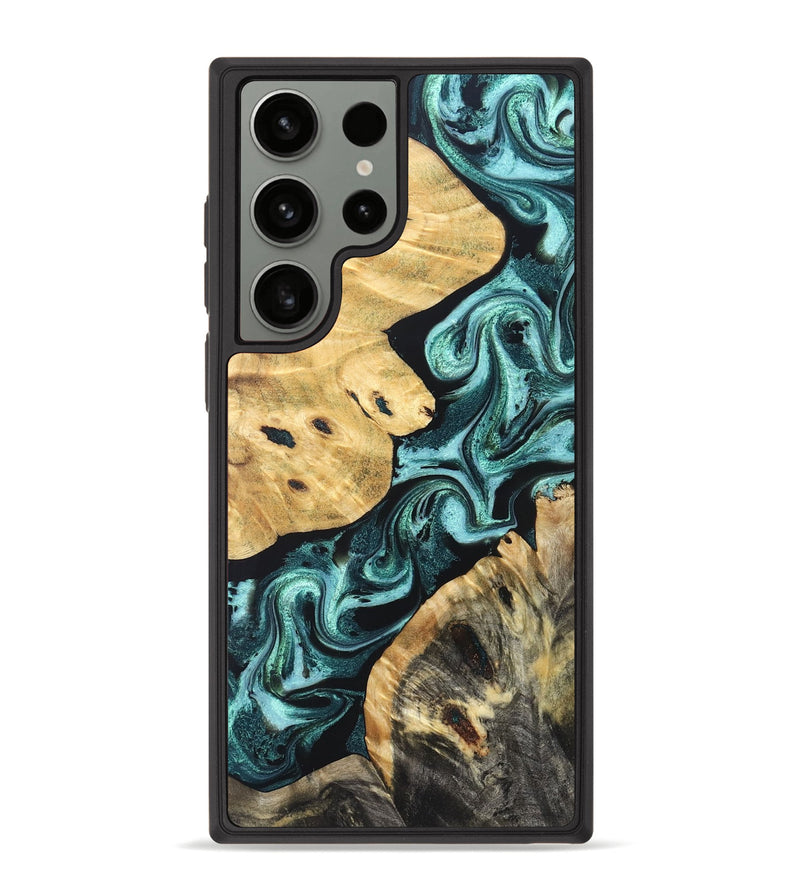 Galaxy S23 Ultra Wood Phone Case - Kalie (Green, 831009)