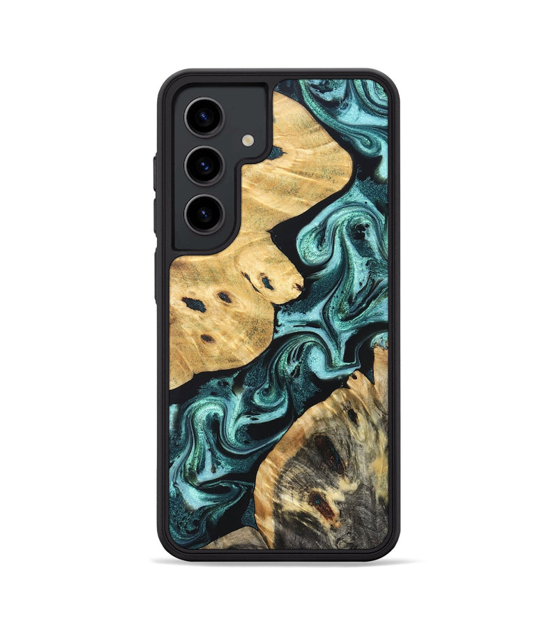 Galaxy S24 Wood Phone Case - Kalie (Green, 831009)