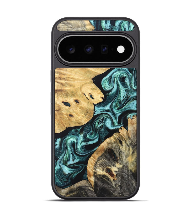 Pixel 11 Pro Wood Phone Case - Kalie (Green, 831009)