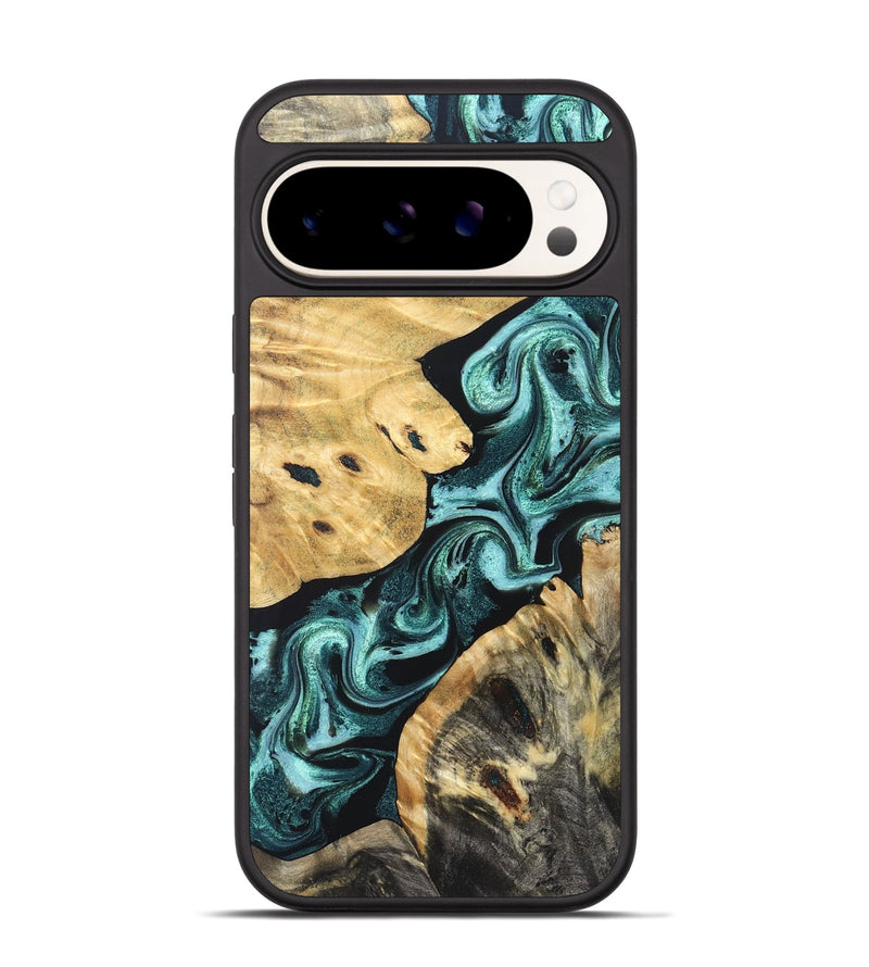 Pixel 9 Pro Wood Phone Case - Kalie (Green, 831009)