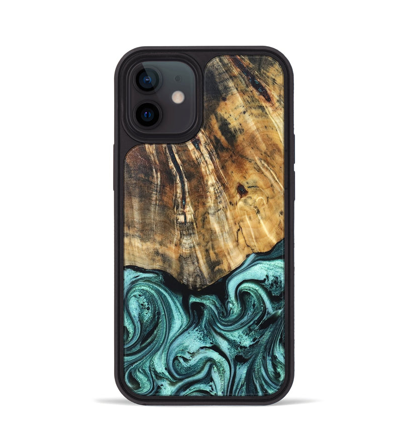 iPhone 12 Wood Phone Case - Colson (Green, 831012)