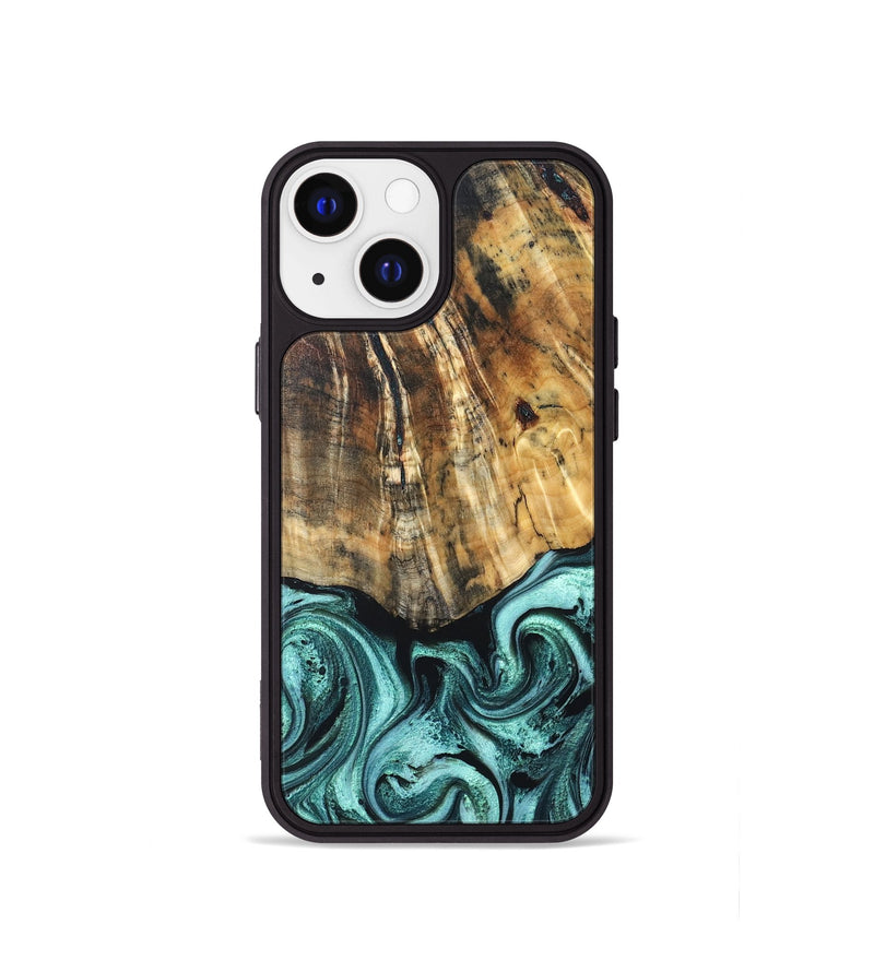 iPhone 13 mini Wood Phone Case - Colson (Green, 831012)