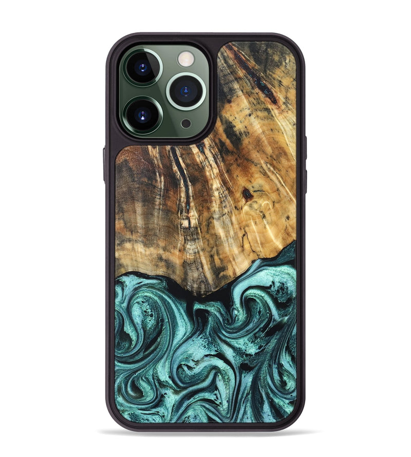 iPhone 13 Pro Max Wood Phone Case - Colson (Green, 831012)