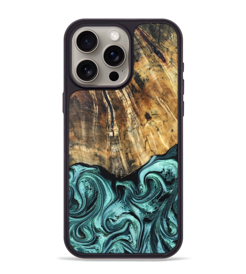 iPhone 15 Pro Max Wood Phone Case - Colson (Green, 831012)