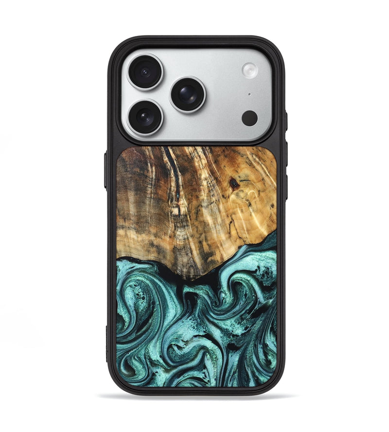iPhone 18 Pro Wood Phone Case - Colson (Green, 831012)