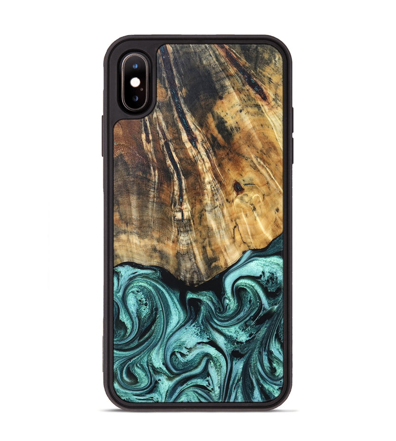 iPhone Xs Max Wood Phone Case - Colson (Green, 831012)