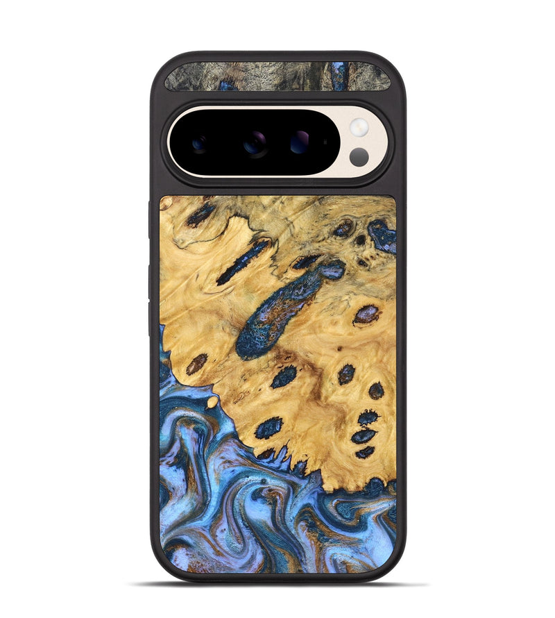 Pixel 10 Wood Phone Case - Faith (Teal & Gold, 831024)