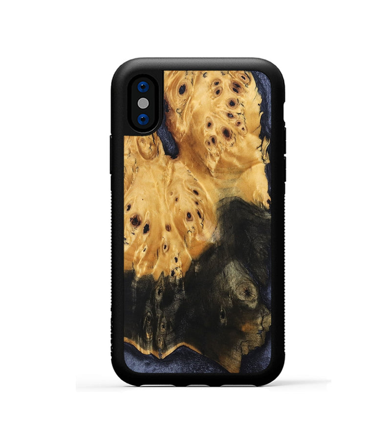 iPhone Xs Wood Phone Case - Kandice (Wood Burl, 831028)