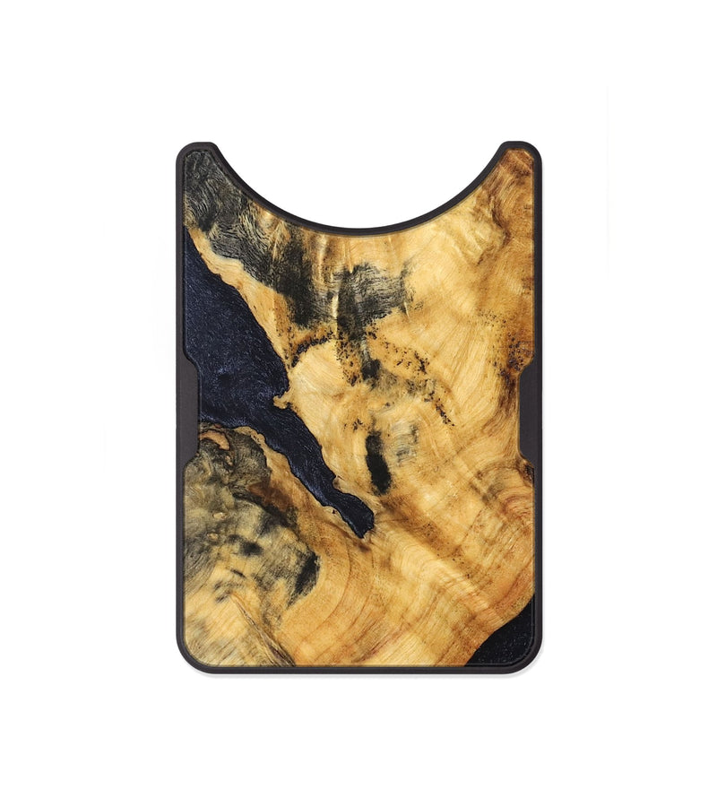 Alloy Wood Wallet - Shari (Wood Burl, 831030)