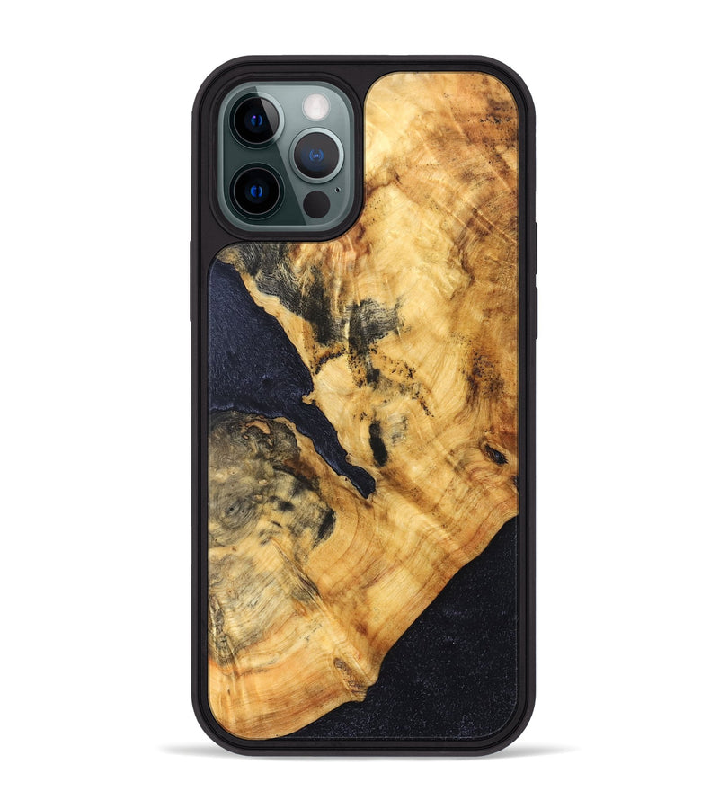iPhone 12 Pro Max Wood Phone Case - Shari (Wood Burl, 831030)