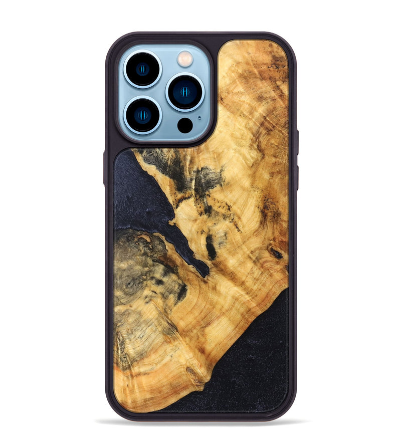 iPhone 14 Pro Max Wood Phone Case - Shari (Wood Burl, 831030)