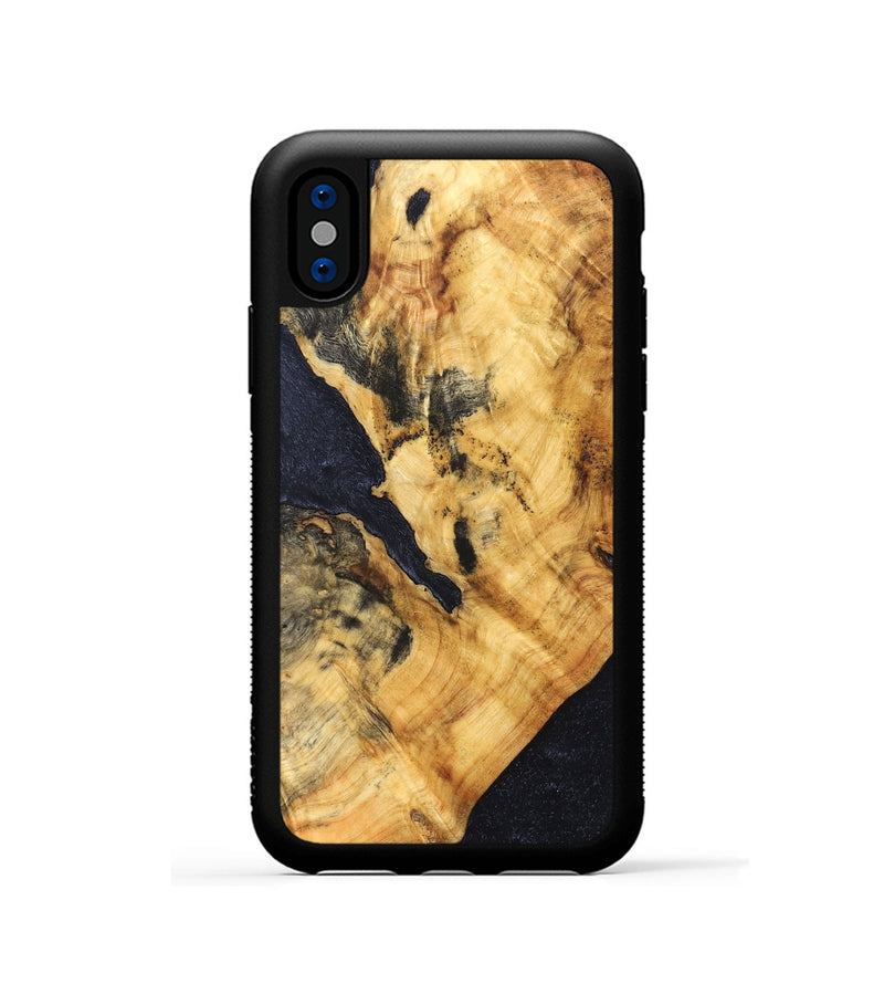 iPhone Xs Wood Phone Case - Shari (Wood Burl, 831030)