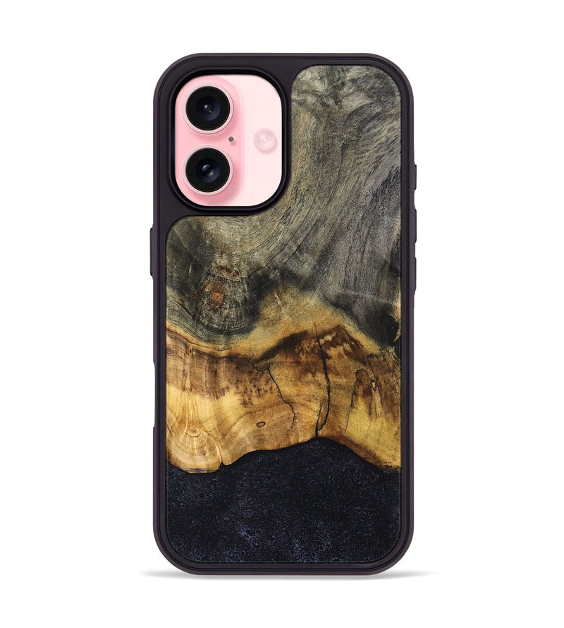 iPhone 16 Wood Phone Case - Maritza (Wood Burl, 831049)