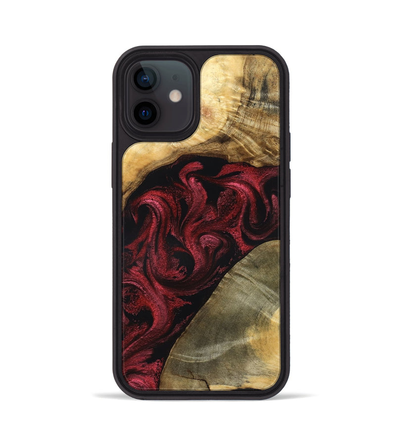 iPhone 12 Wood Phone Case - Alf (Red, 831053)