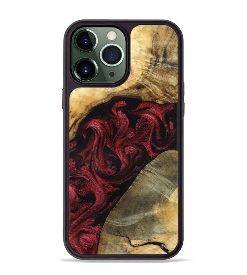 iPhone 13 Pro Max Wood Phone Case - Alf (Red, 831053)