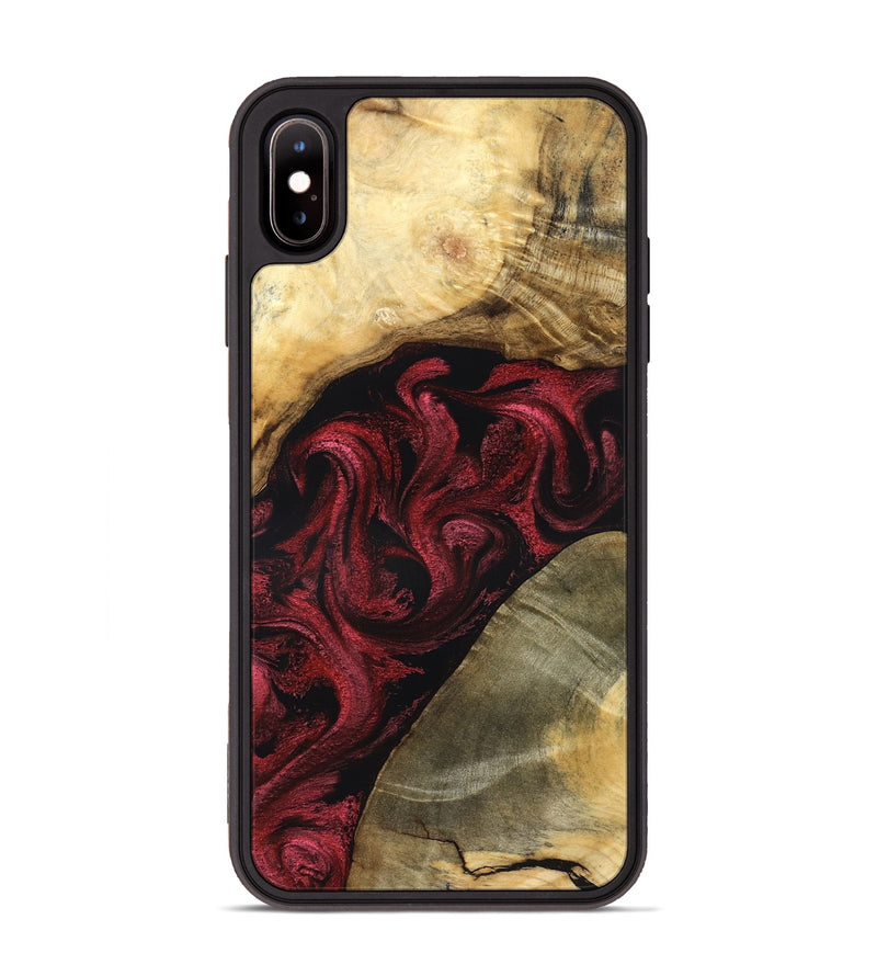 iPhone Xs Max Wood Phone Case - Alf (Red, 831053)