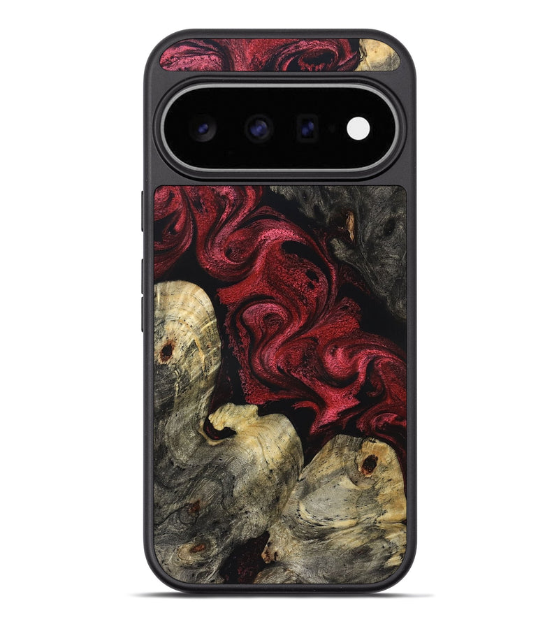 Pixel 11 Pro XL Wood Phone Case - Poppy (Red, 831057)