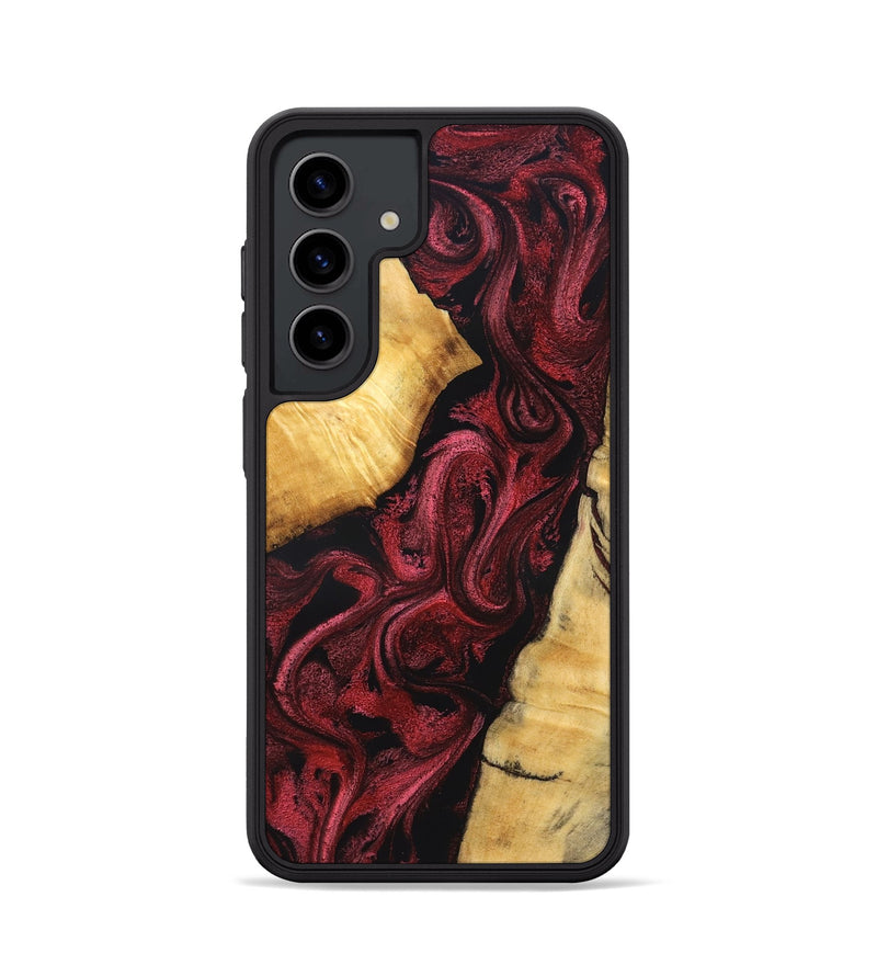 Galaxy S24 Wood Phone Case - Kobe (Red, 831058)