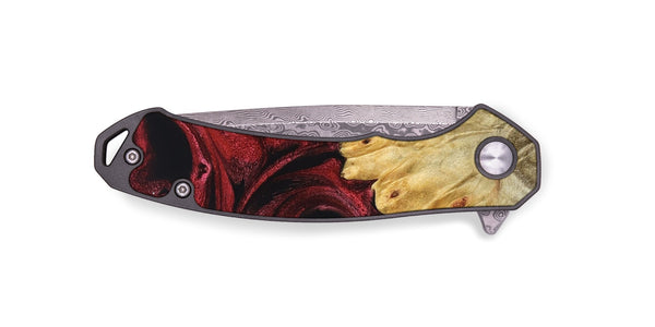 EDC Wood Pocket Knife - Boston (Red, 831059)