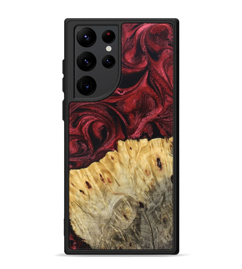 Galaxy S22 Ultra Wood Phone Case - Boston (Red, 831059)