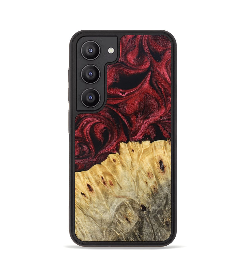 Galaxy S23 Wood Phone Case - Boston (Red, 831059)