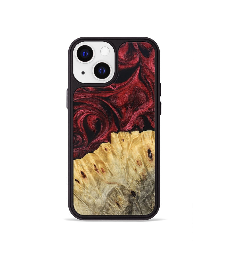iPhone 13 mini Wood Phone Case - Boston (Red, 831059)