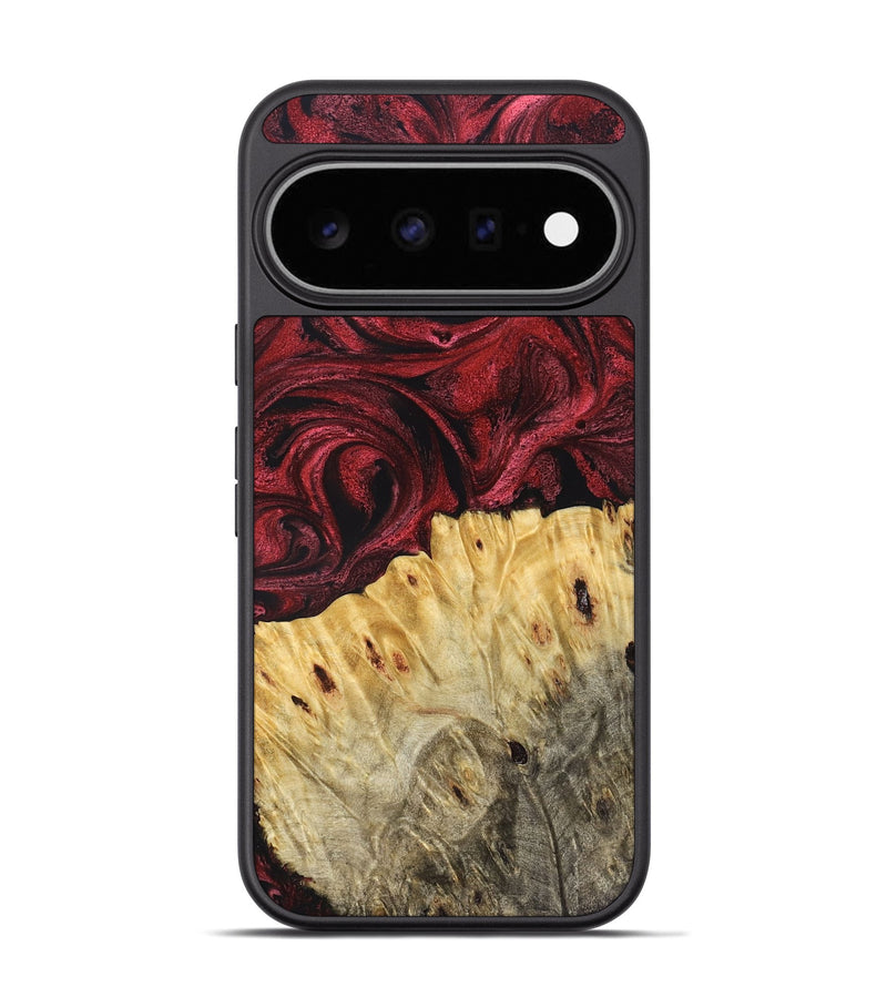Pixel 11 Pro Wood Phone Case - Boston (Red, 831059)