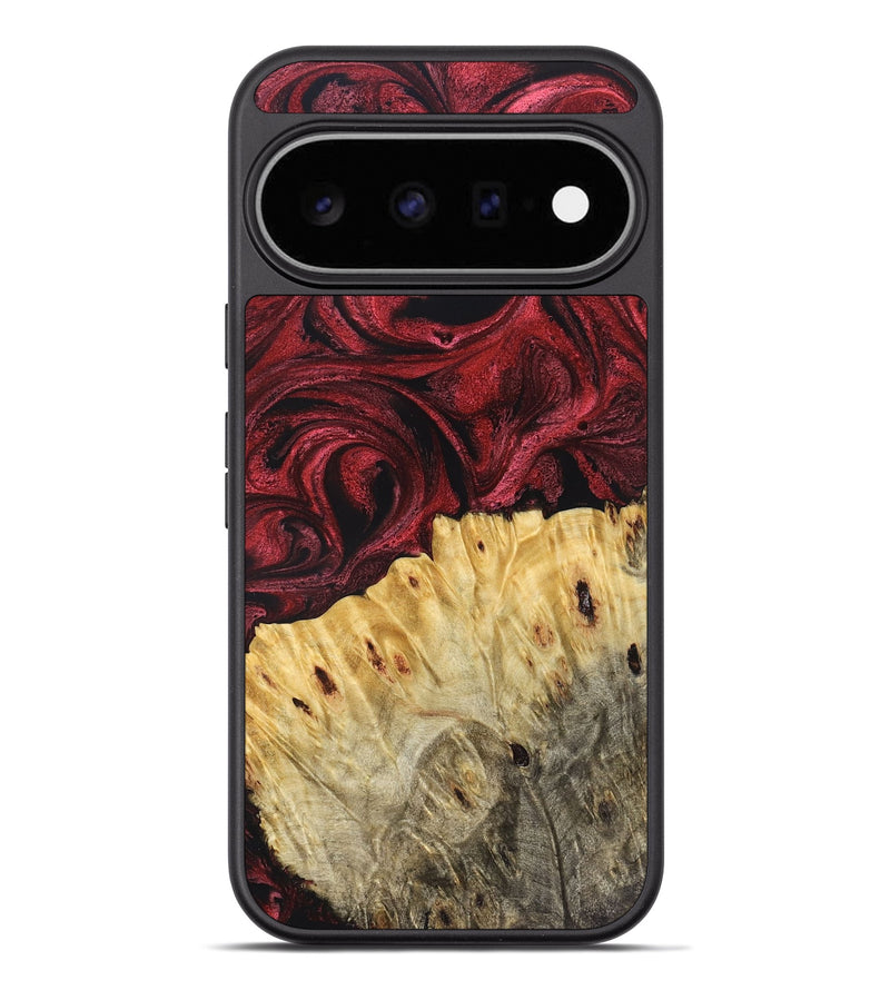 Pixel 11 Pro XL Wood Phone Case - Boston (Red, 831059)