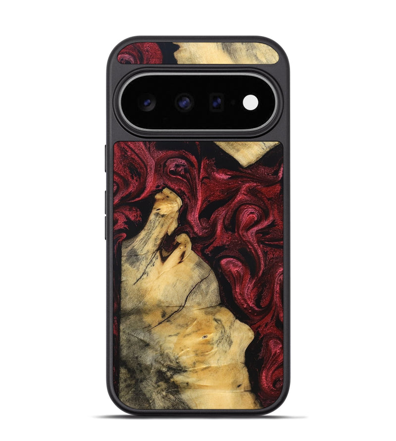 Pixel 11 Pro Wood Phone Case - Hobson (Red, 831060)