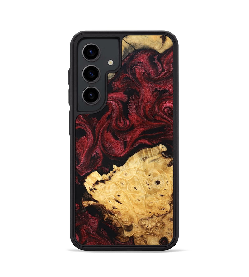 Galaxy S24 Wood Phone Case - Flor (Red, 831061)