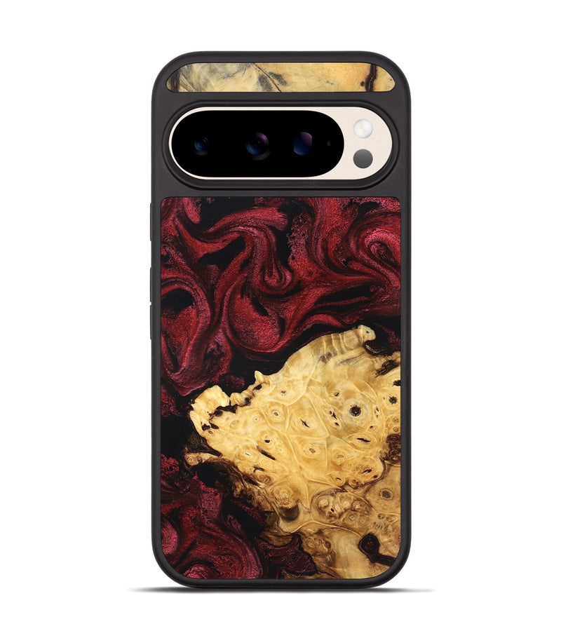 Pixel 10 Wood Phone Case - Flor (Red, 831061)