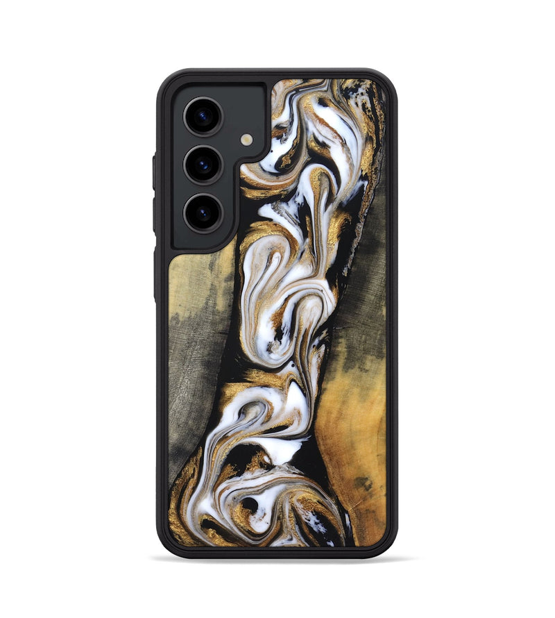 Galaxy S24 Wood Phone Case - Wyatt (Black & White, 831062)
