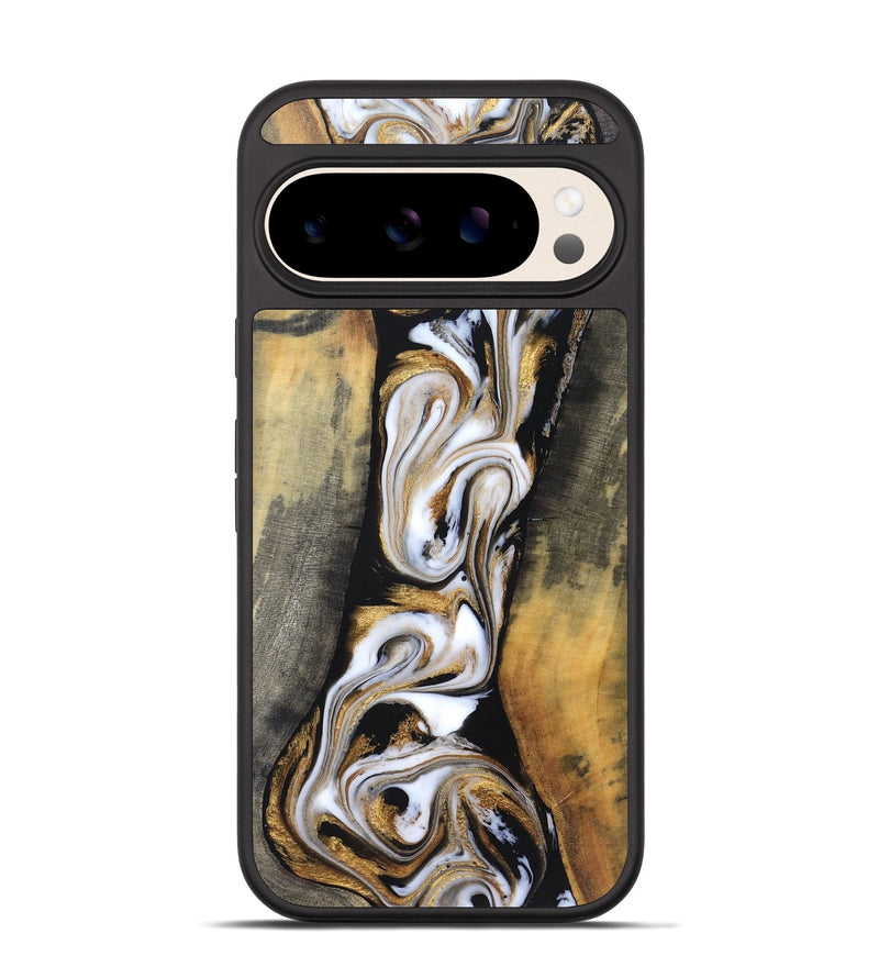Pixel 10 Wood Phone Case - Wyatt (Black & White, 831062)