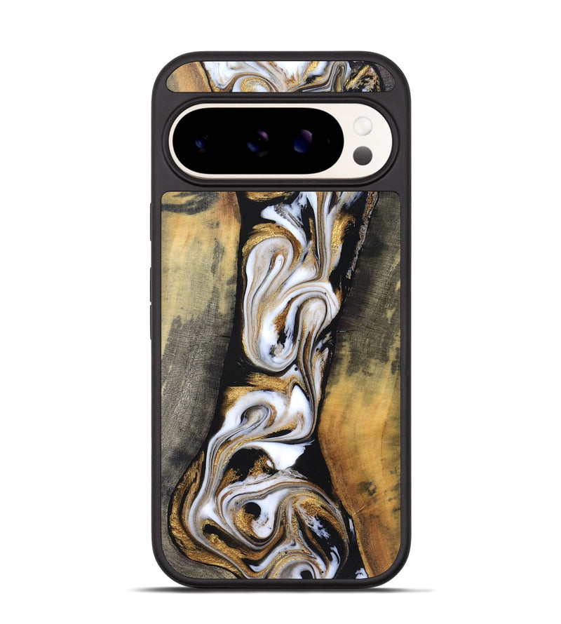 Pixel 9 Wood Phone Case - Wyatt (Black & White, 831062)