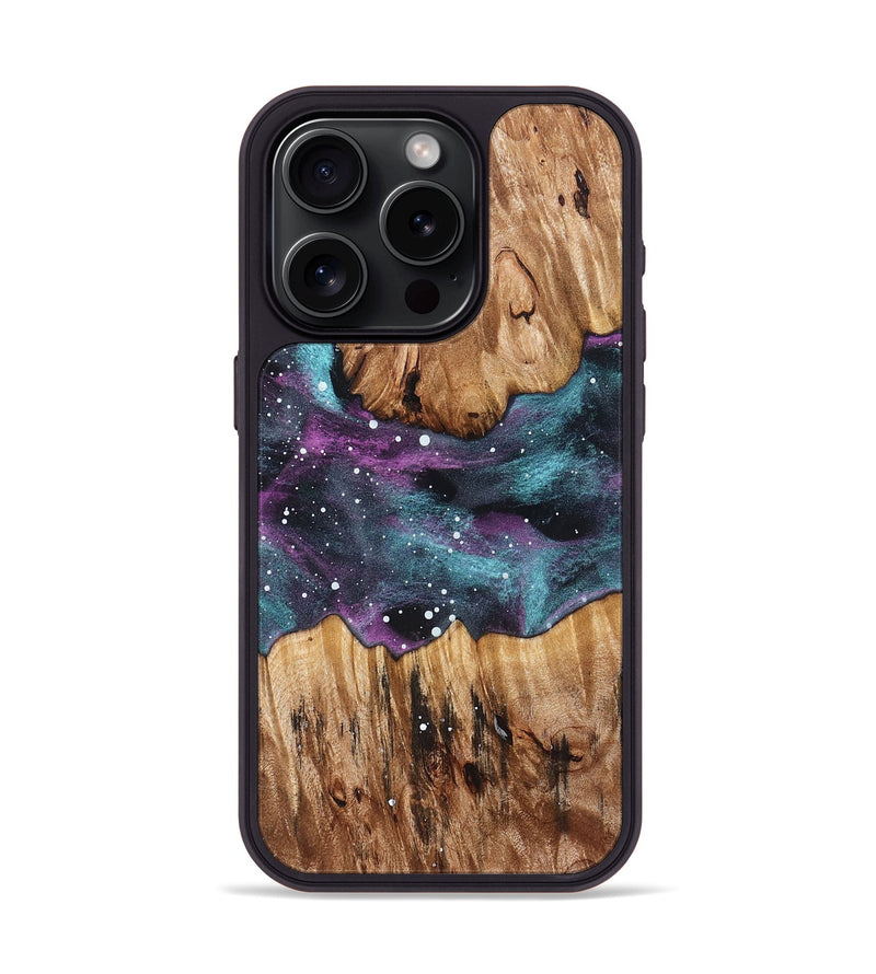 iPhone 15 Pro Wood Phone Case - Qiana (Cosmos, 831066)